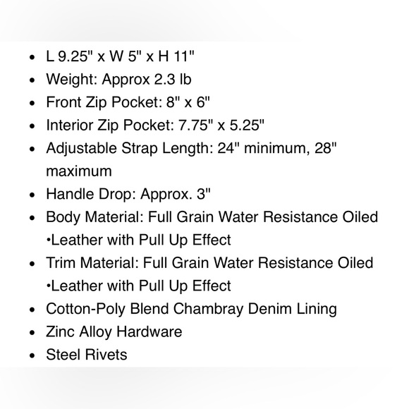 NWT Will Leather Goods Mini Journey Backpack - Picture 8 of 8